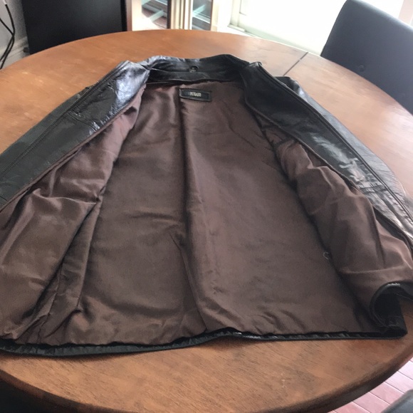 Mens Pegabo Leather Jacket - Picture 13 of 15